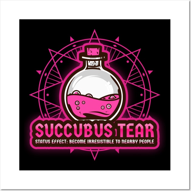 Succubus Tear Magical Potion Wall Art by OldCamp